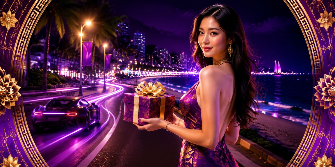 Người chơi tại Phan Thiết trải nghiệm trò chơi bài trực tuyến dưới ánh đèn neon về đêm